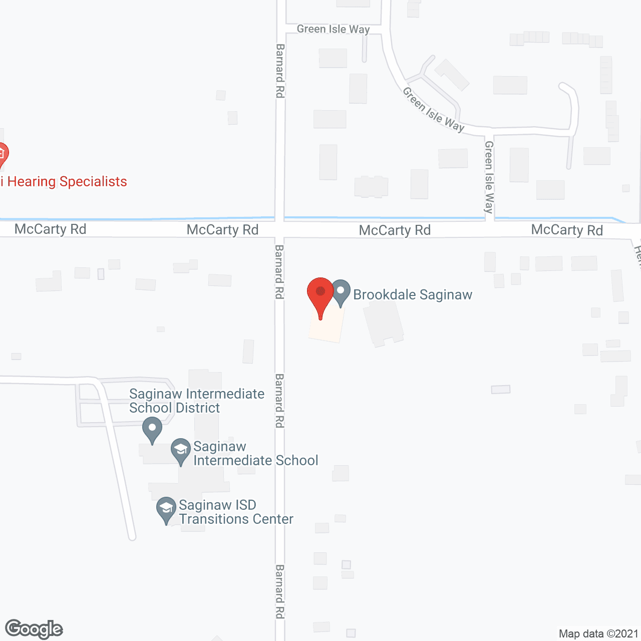 Map of the neighborhood around Wovenhearts of Saginaw