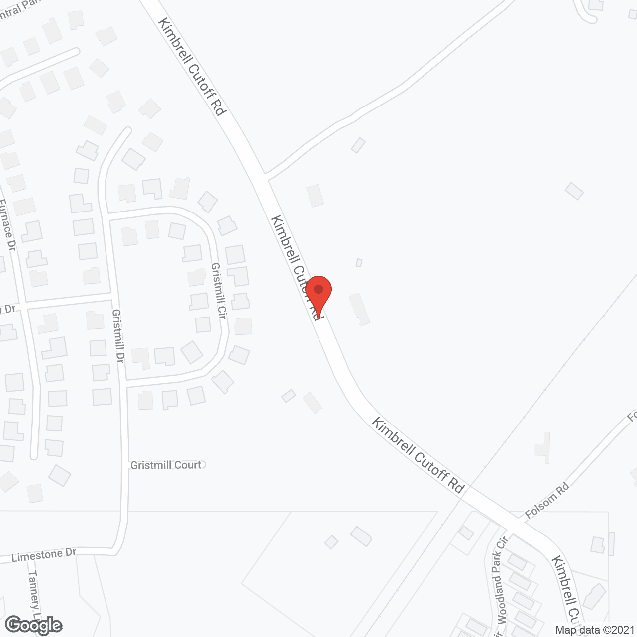 Map of the neighborhood around Woodlands at Tannehill