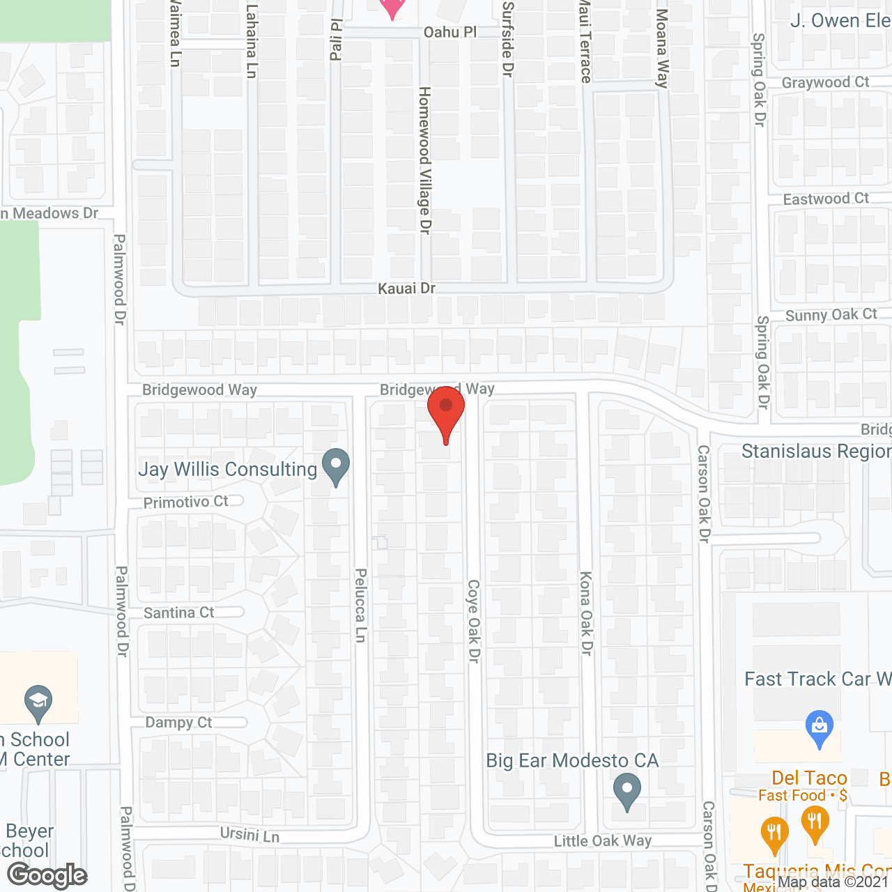 Map of the neighborhood around Blossom Home Care II
