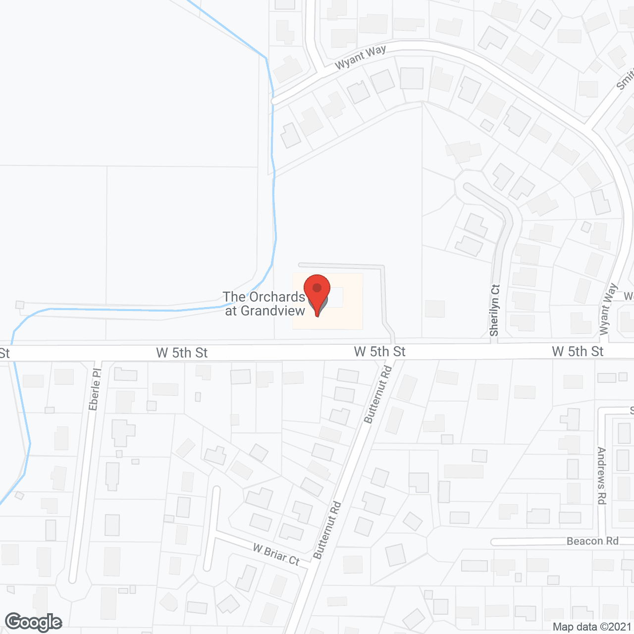 Map of the neighborhood around Homestead Place