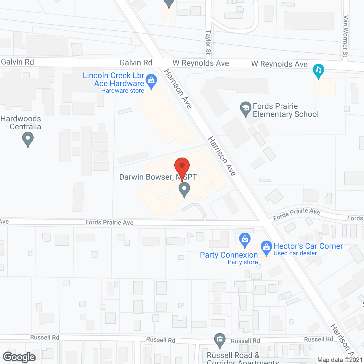 Map of the neighborhood around Sharon Care Center