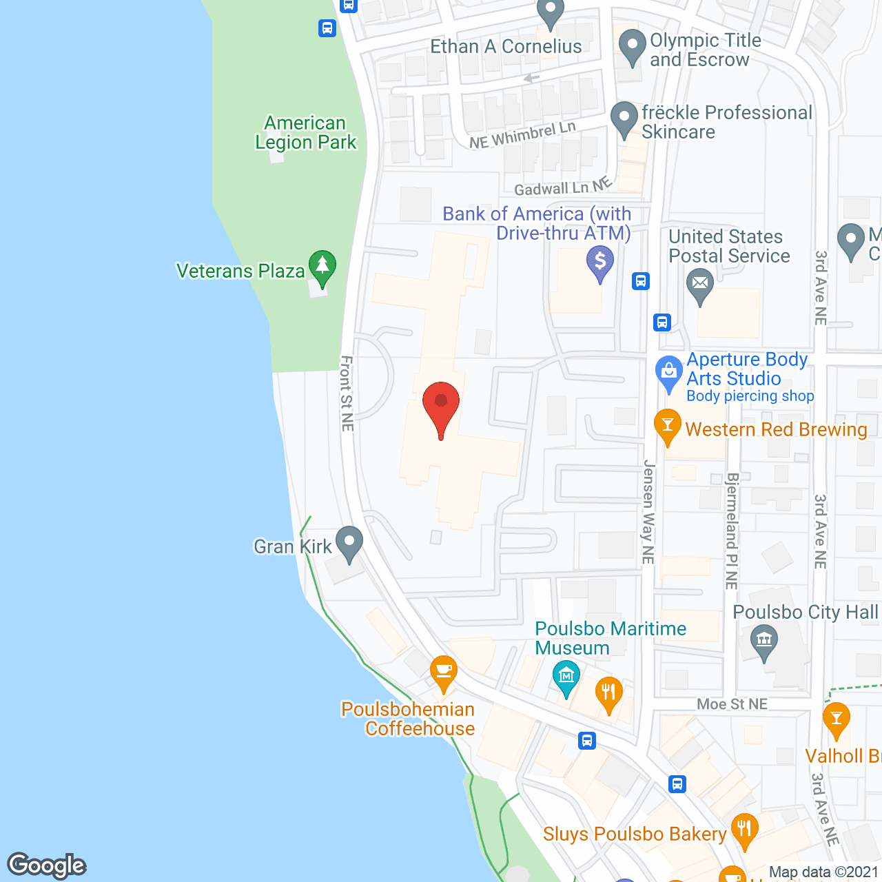 Map of the neighborhood around Martha & Mary Nursing Home