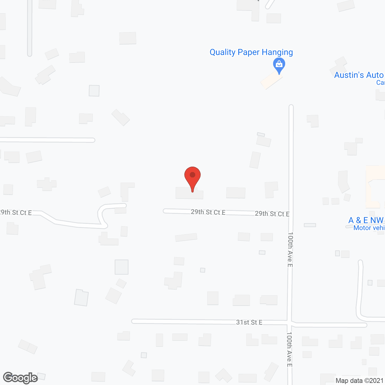 Map of the neighborhood around Edgewood Country Retreat