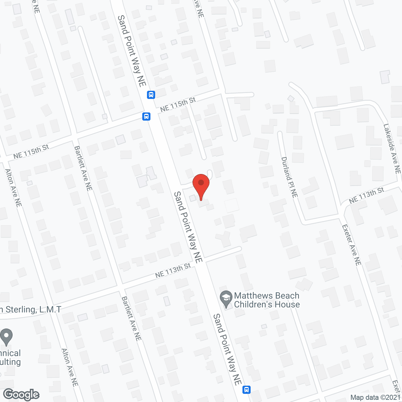 Map of the neighborhood around Elle's Senior Care