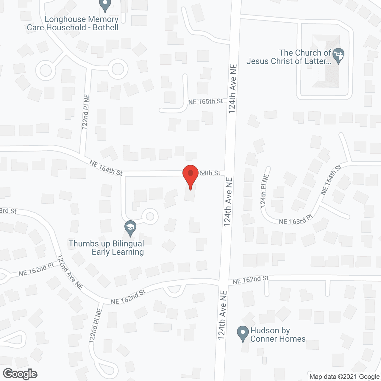 Map of the neighborhood around AA Residential Care