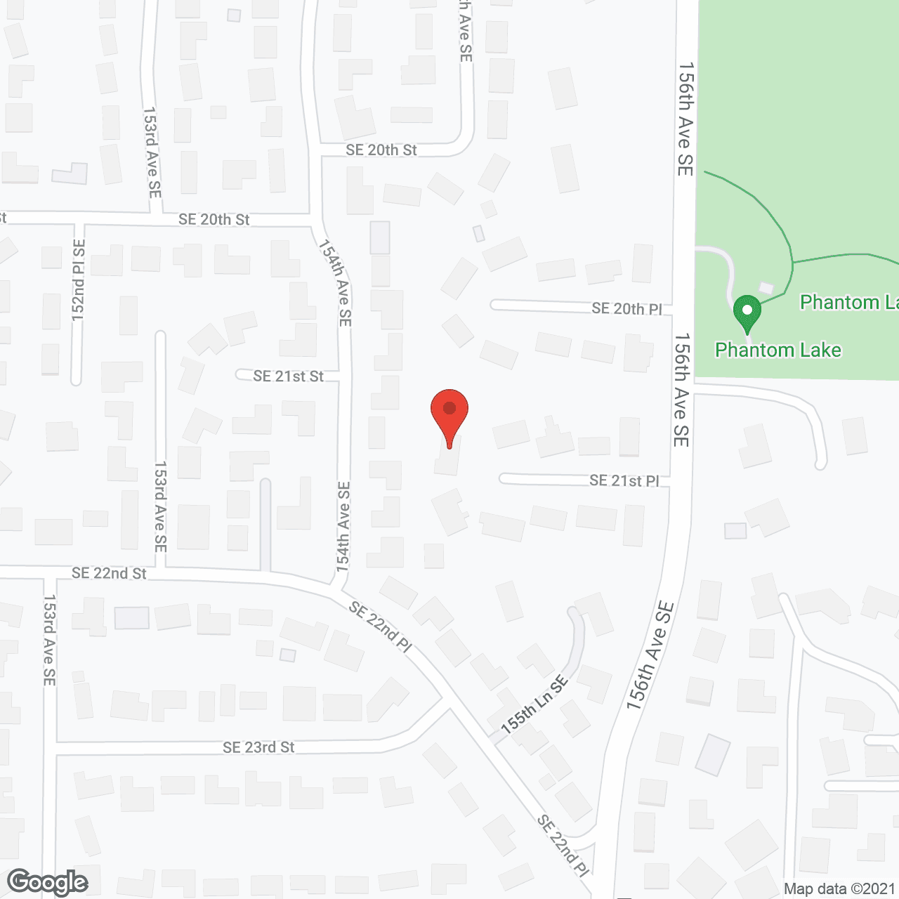 Map of the neighborhood around Grace Alzheimer's Home Care