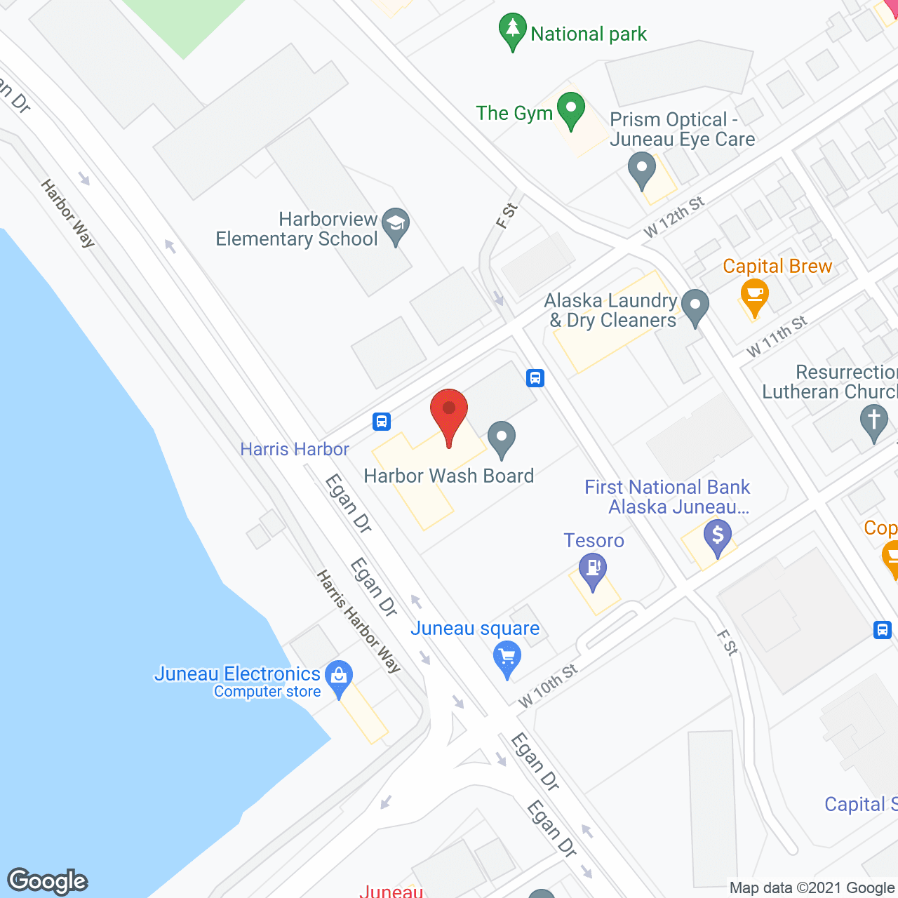 Map of the neighborhood around Mountain View Apartments
