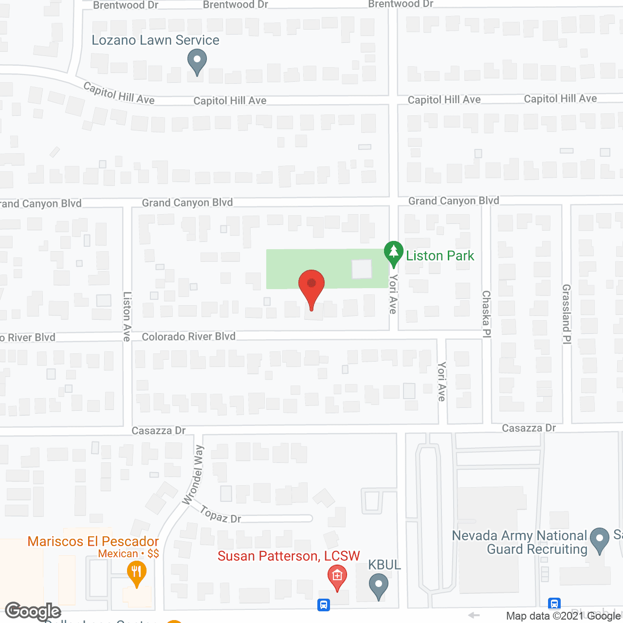 Map of the neighborhood around Pleasantville Group Home Care
