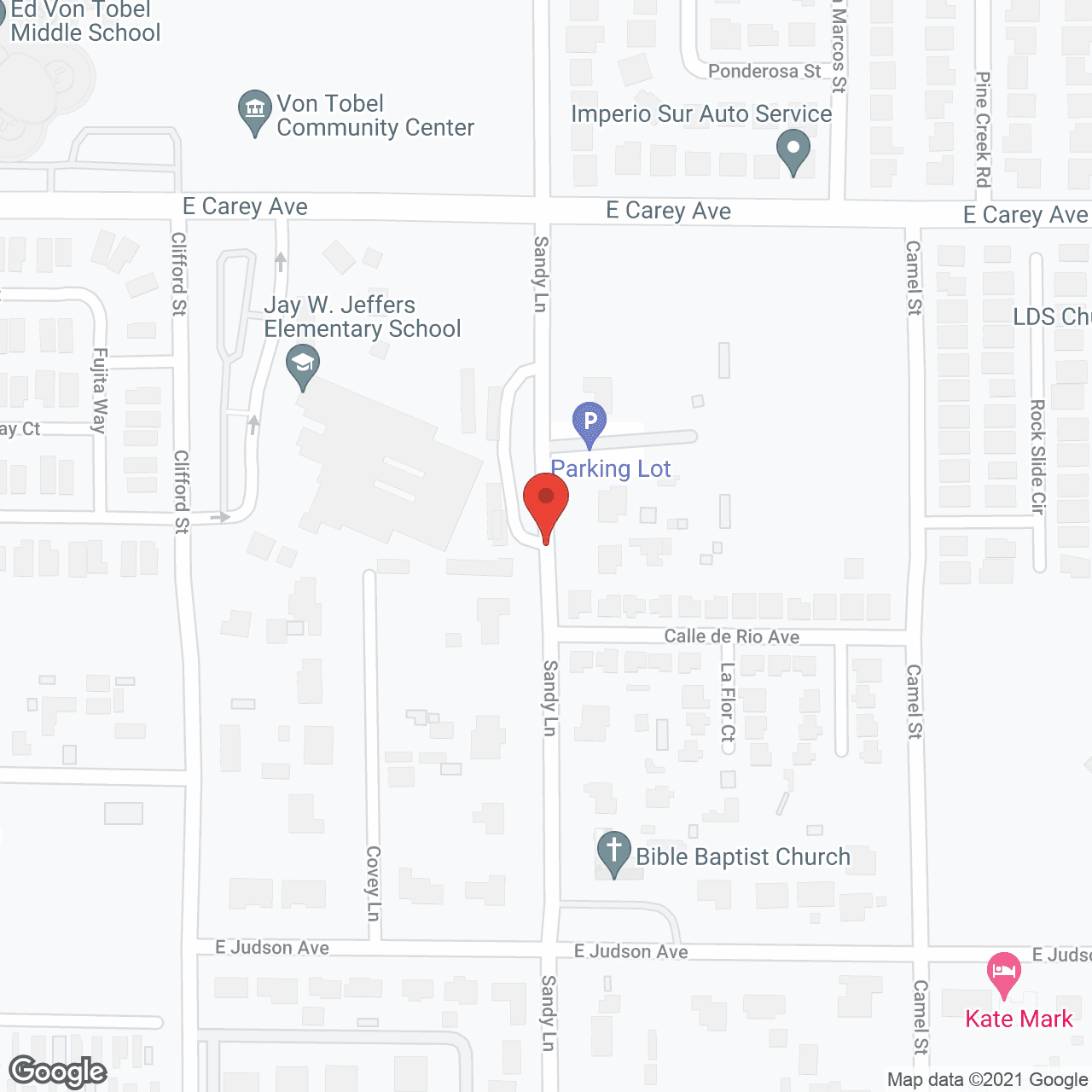 Map of the neighborhood around Las Vegas Group Health Care