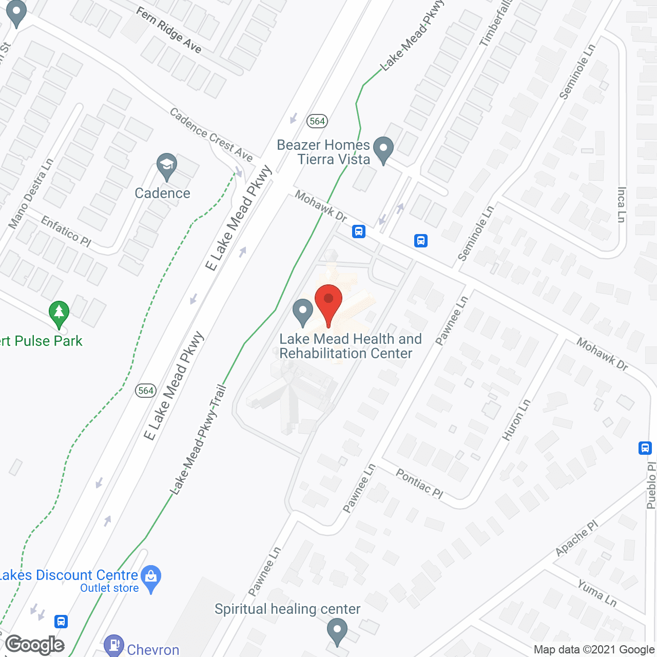 Map of the neighborhood around Henderson Convalescent Care