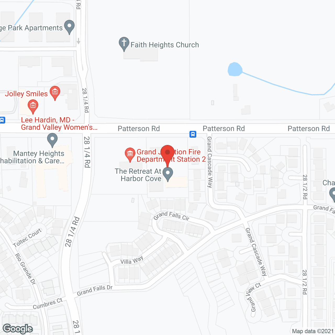 Map of the neighborhood around The Retreat at Harbor Cove