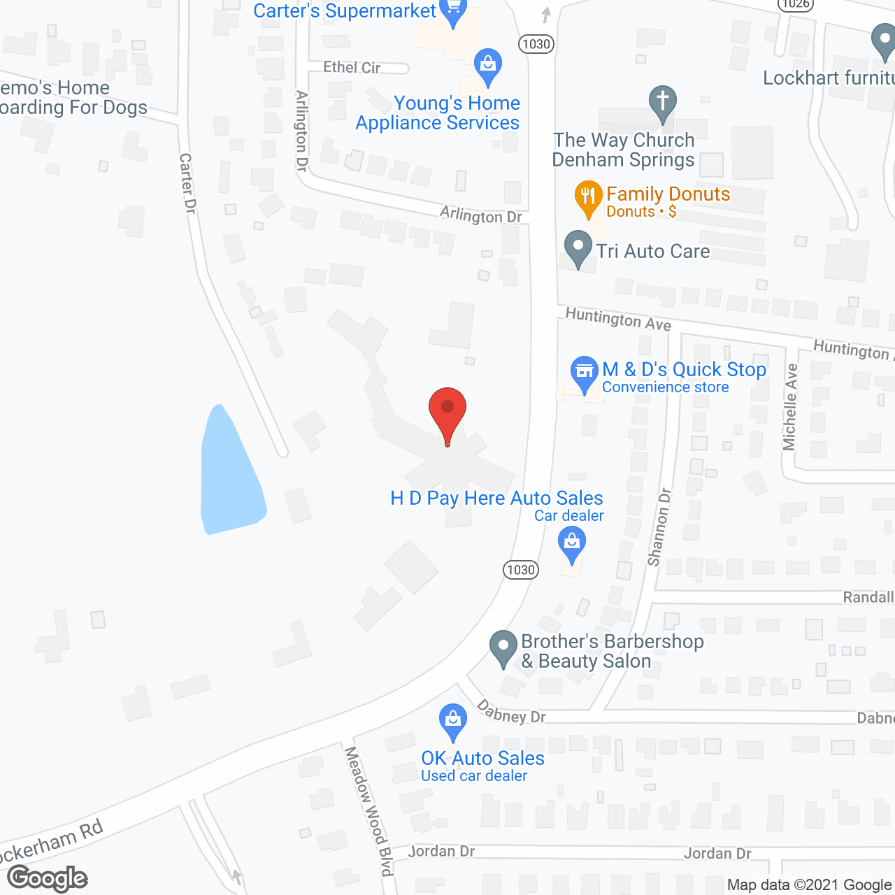 Map of the neighborhood around Harvest Manor Nursing Home