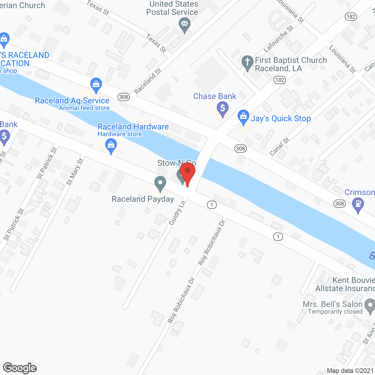 Map of the neighborhood around St Anne General Hospital/Snf