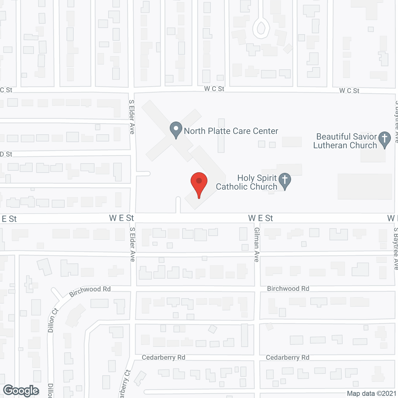 Map of the neighborhood around North Platte Pe, LLC