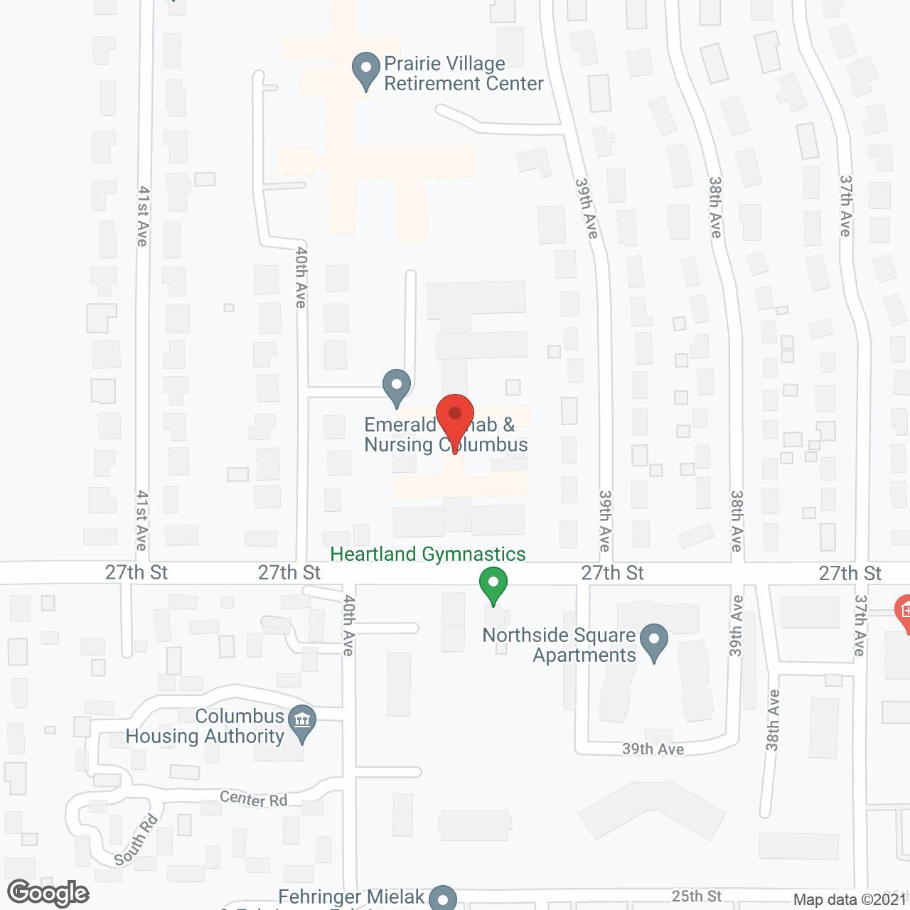 Map of the neighborhood around Golden LivingCenter - Columbus