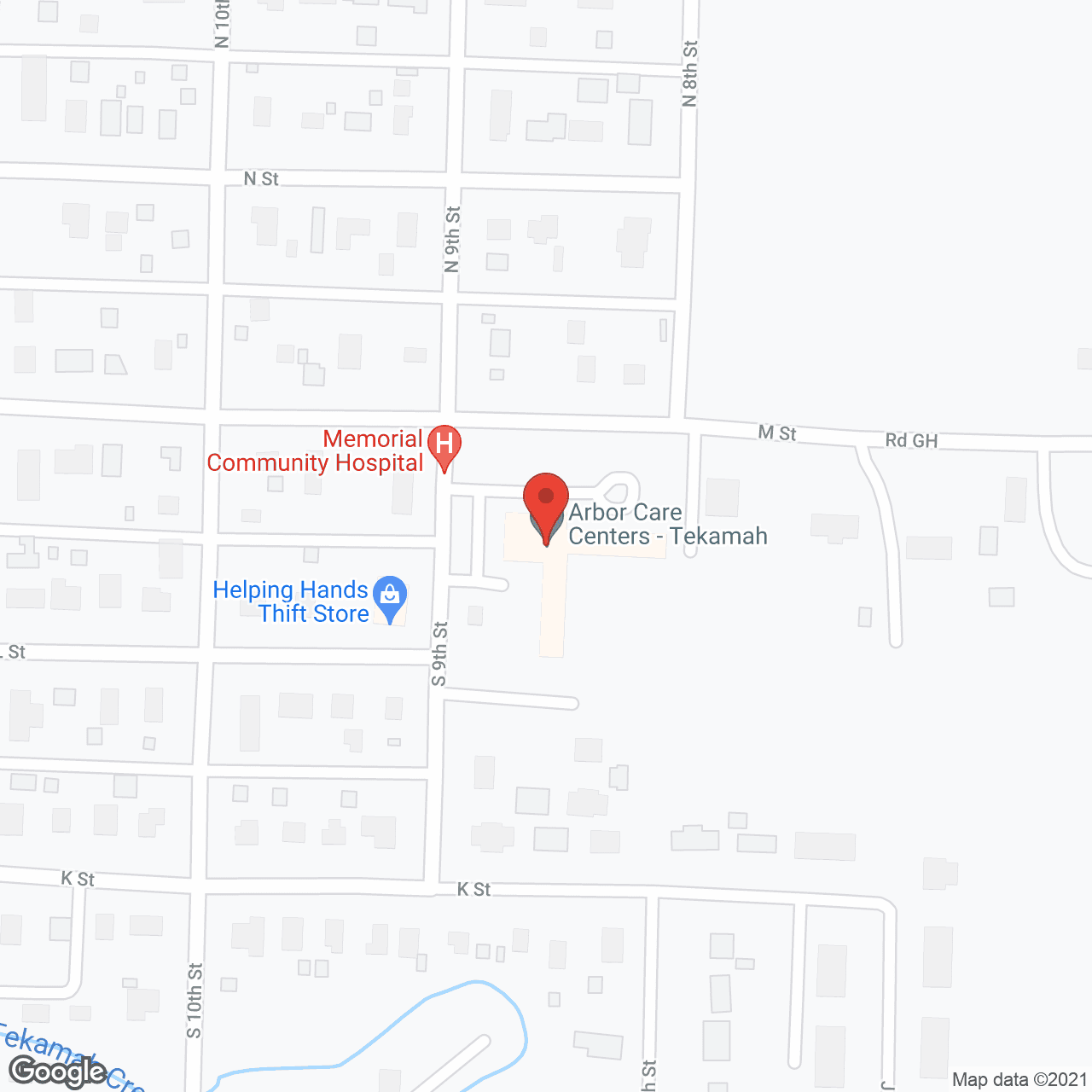 Map of the neighborhood around Golden LivingCenter - Tekamah