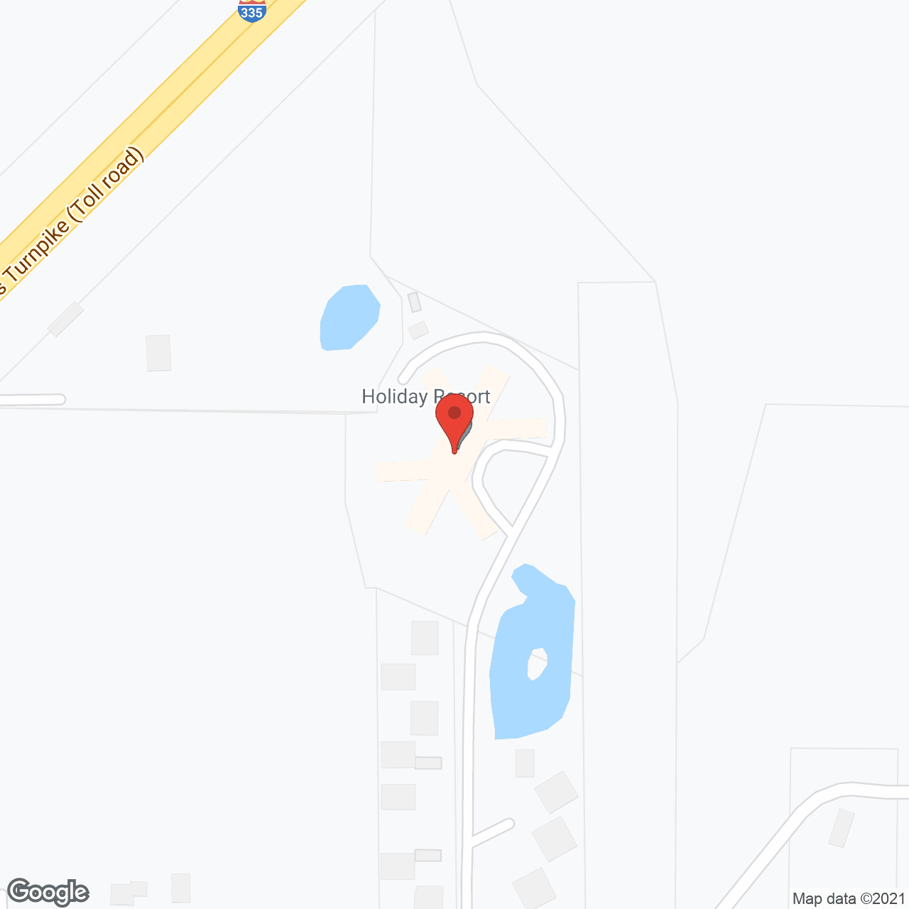 Map of the neighborhood around Holiday Estates
