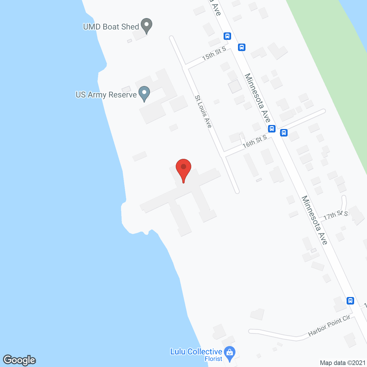 Map of the neighborhood around Bayshore Health Care