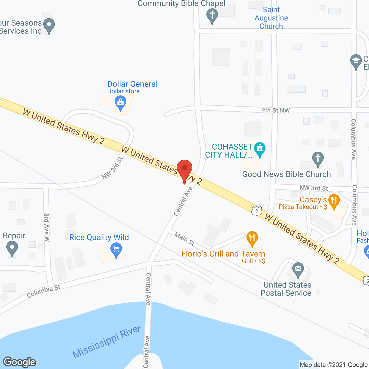 Map of the neighborhood around On Golden Pond
