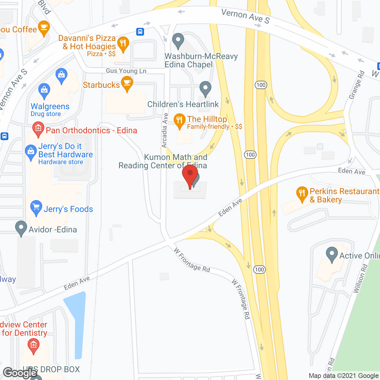 Map of the neighborhood around First American Co