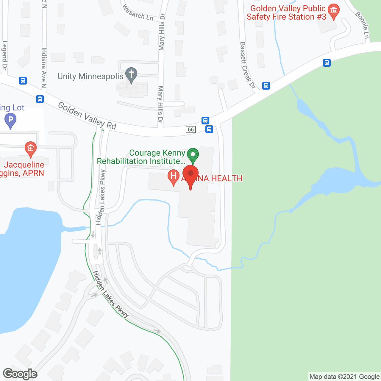Map of the neighborhood around Courage Residence