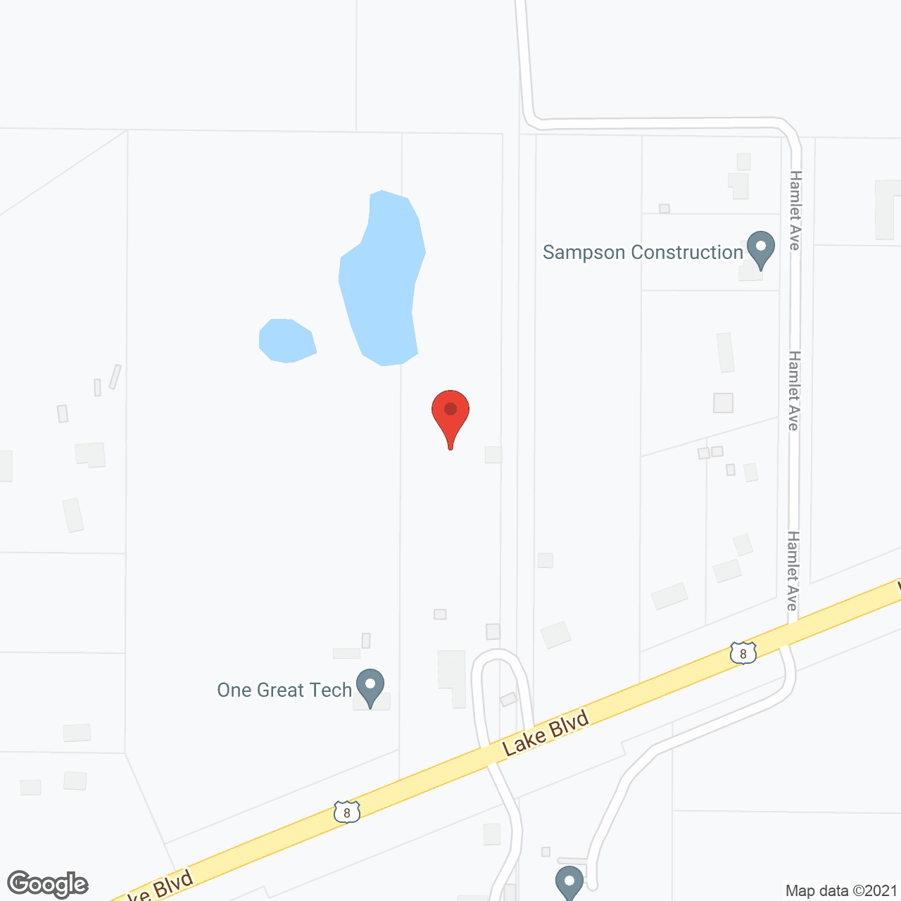 Map of the neighborhood around Windy Acres Assisted Living, Inc.