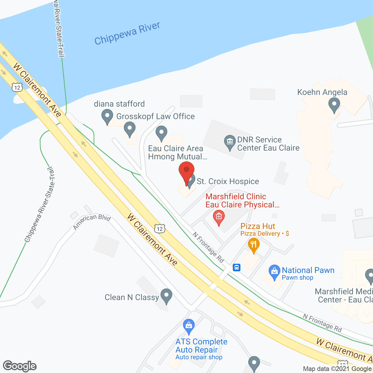 Map of the neighborhood around Realife Cooperative