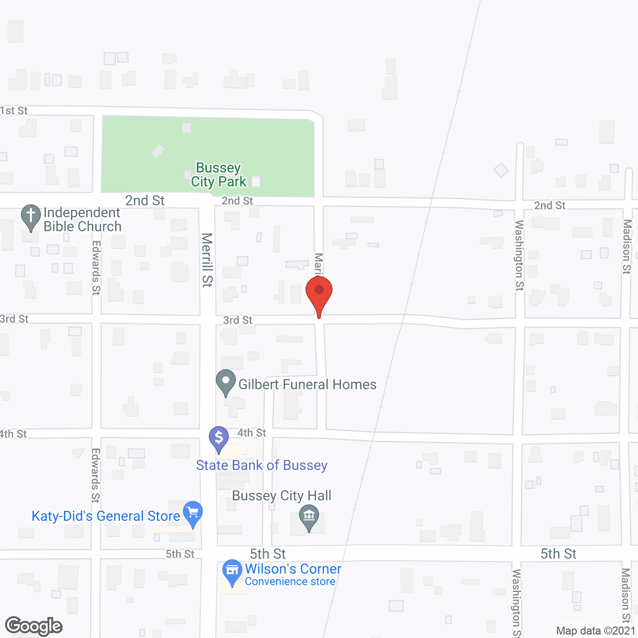 Map of the neighborhood around The Villages Of Marion
