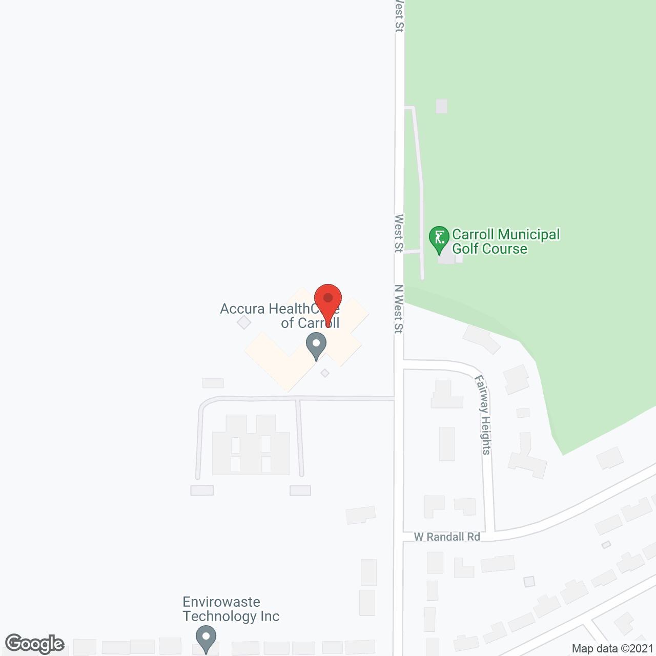 Carroll Health Ctr in google map