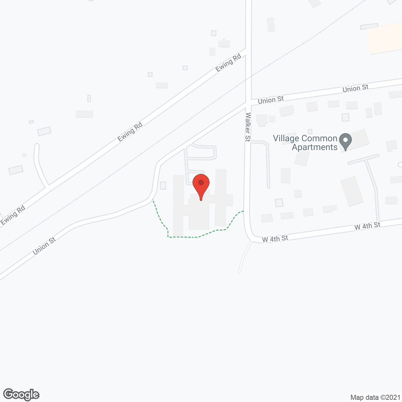 Map of the neighborhood around Blueberry Hill Assisted Living Lawton