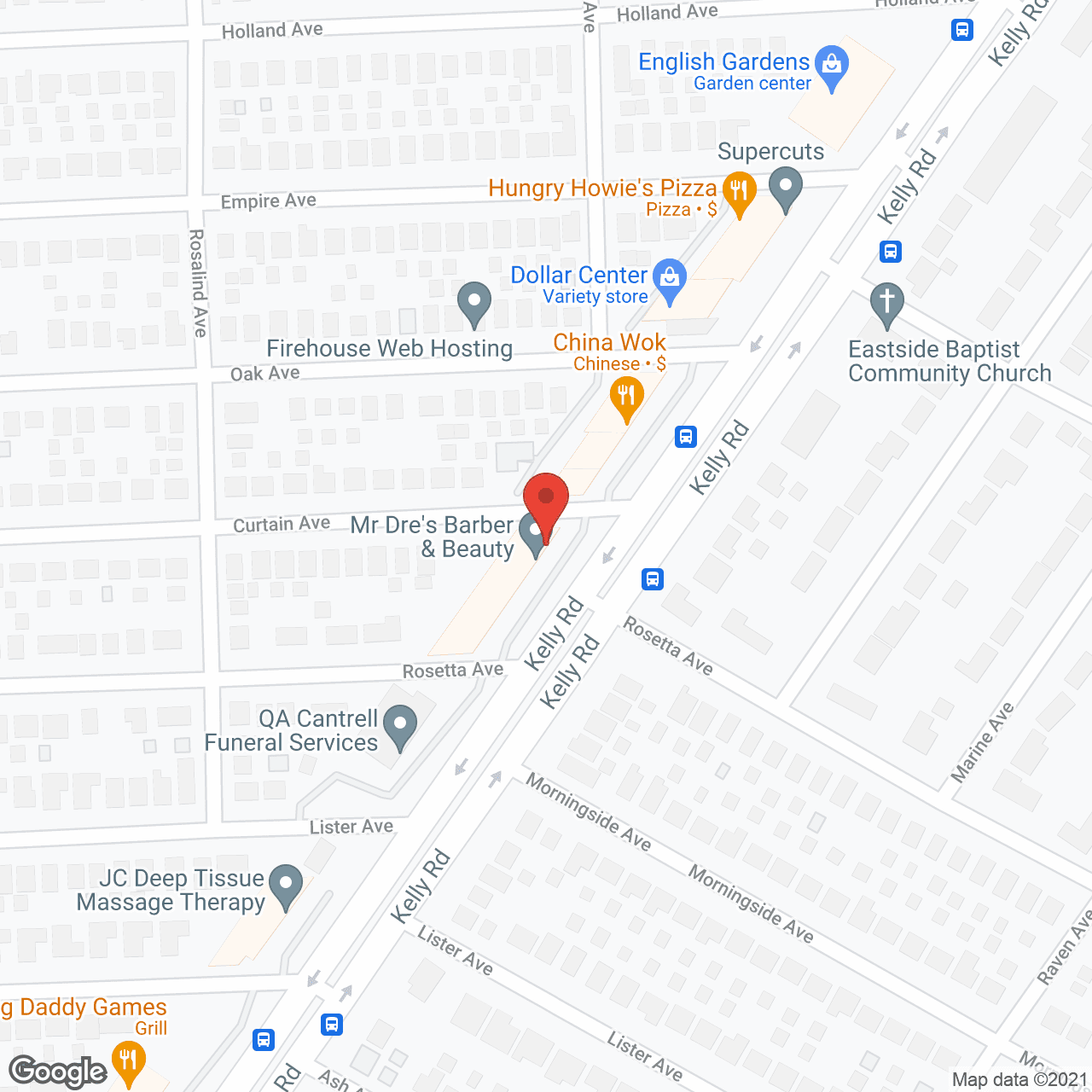Map of the neighborhood around Kalevala Inc