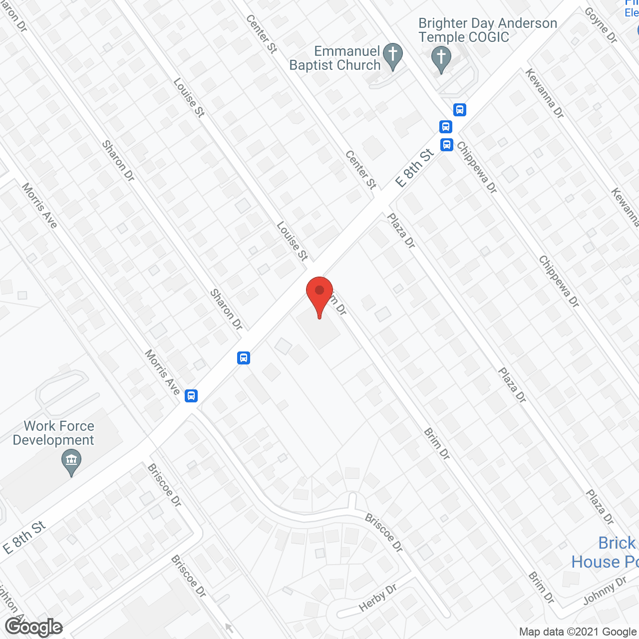 Map of the neighborhood around Country Villa