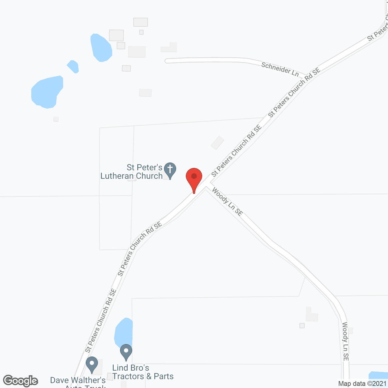 Map of the neighborhood around Golden Guardians