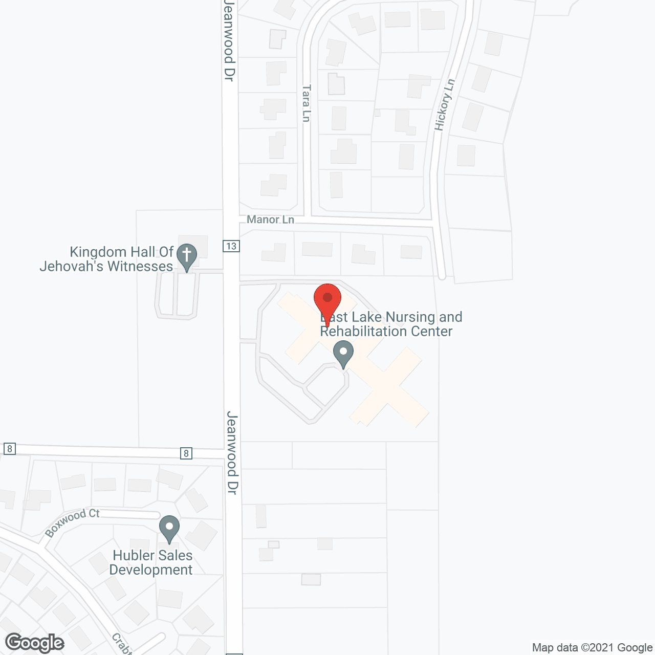 East Lake Nursing and Rehab Ctr in google map