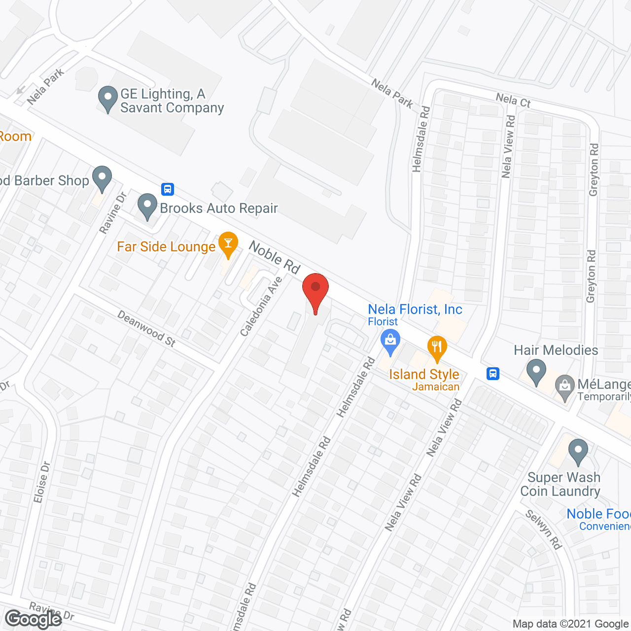 Map of the neighborhood around Eastern Star Home-Cuyahoga Cty
