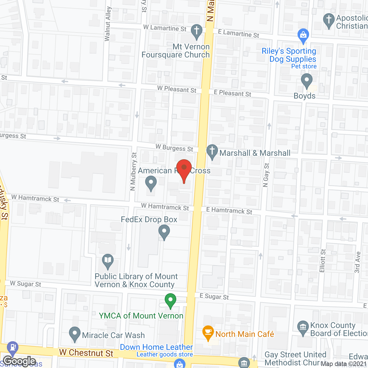Map of the neighborhood around Rose Garden Nursing Home Inc
