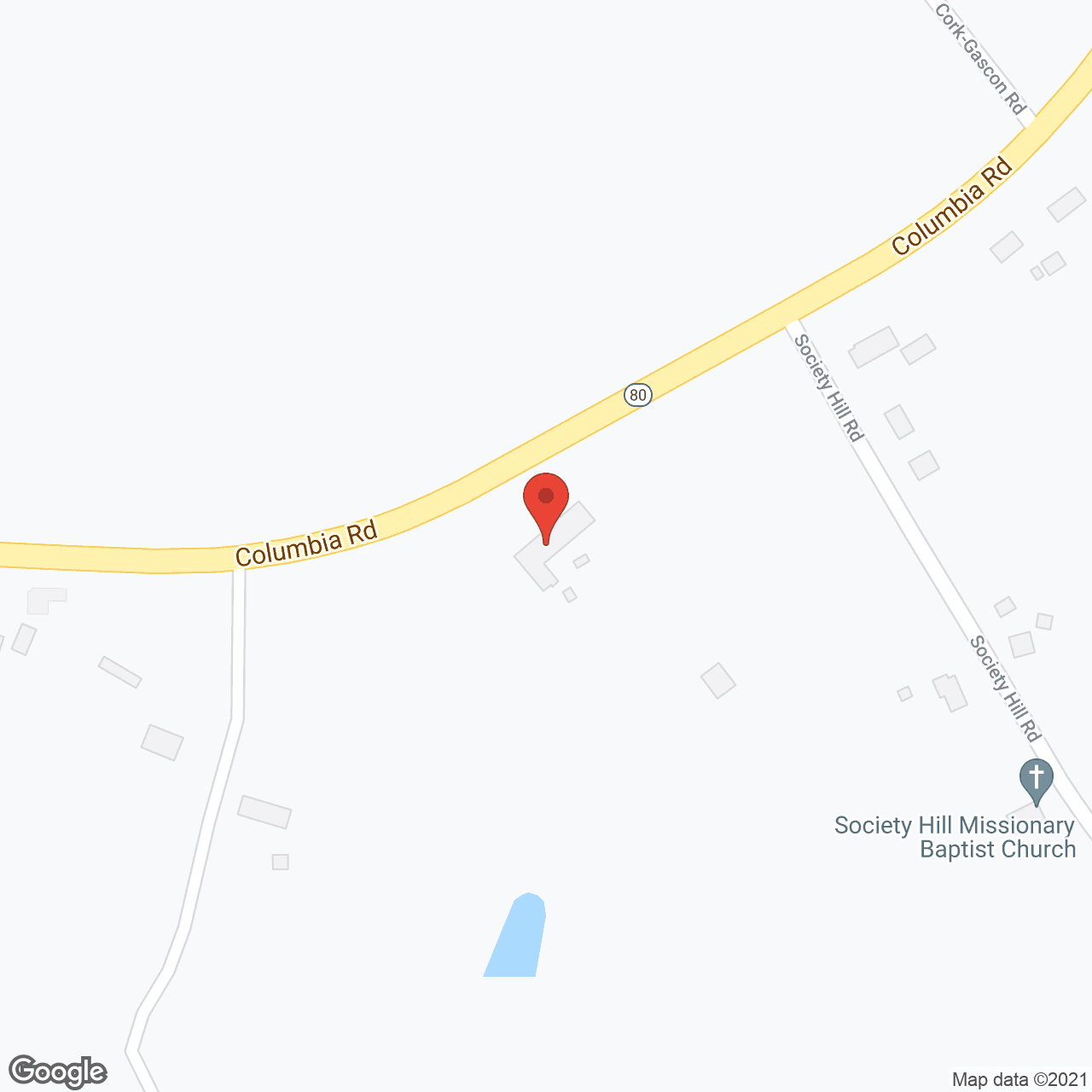 Map of the neighborhood around Harper's Home For the Aged Inc