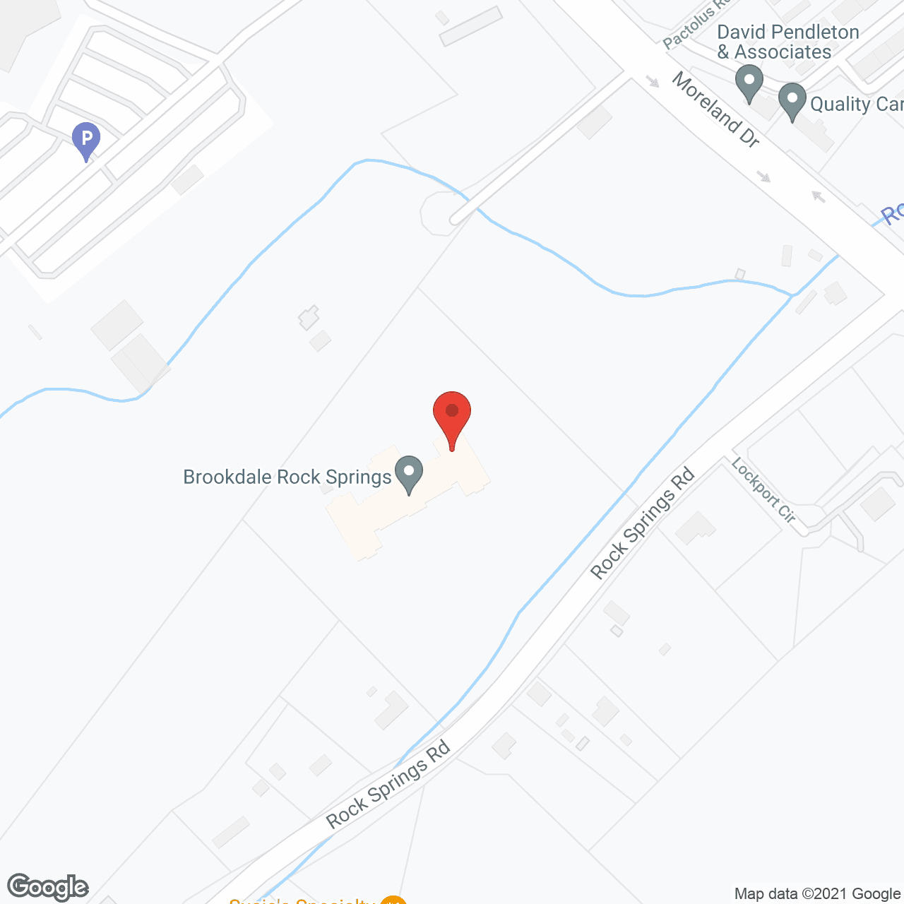 Map of the neighborhood around Remington House