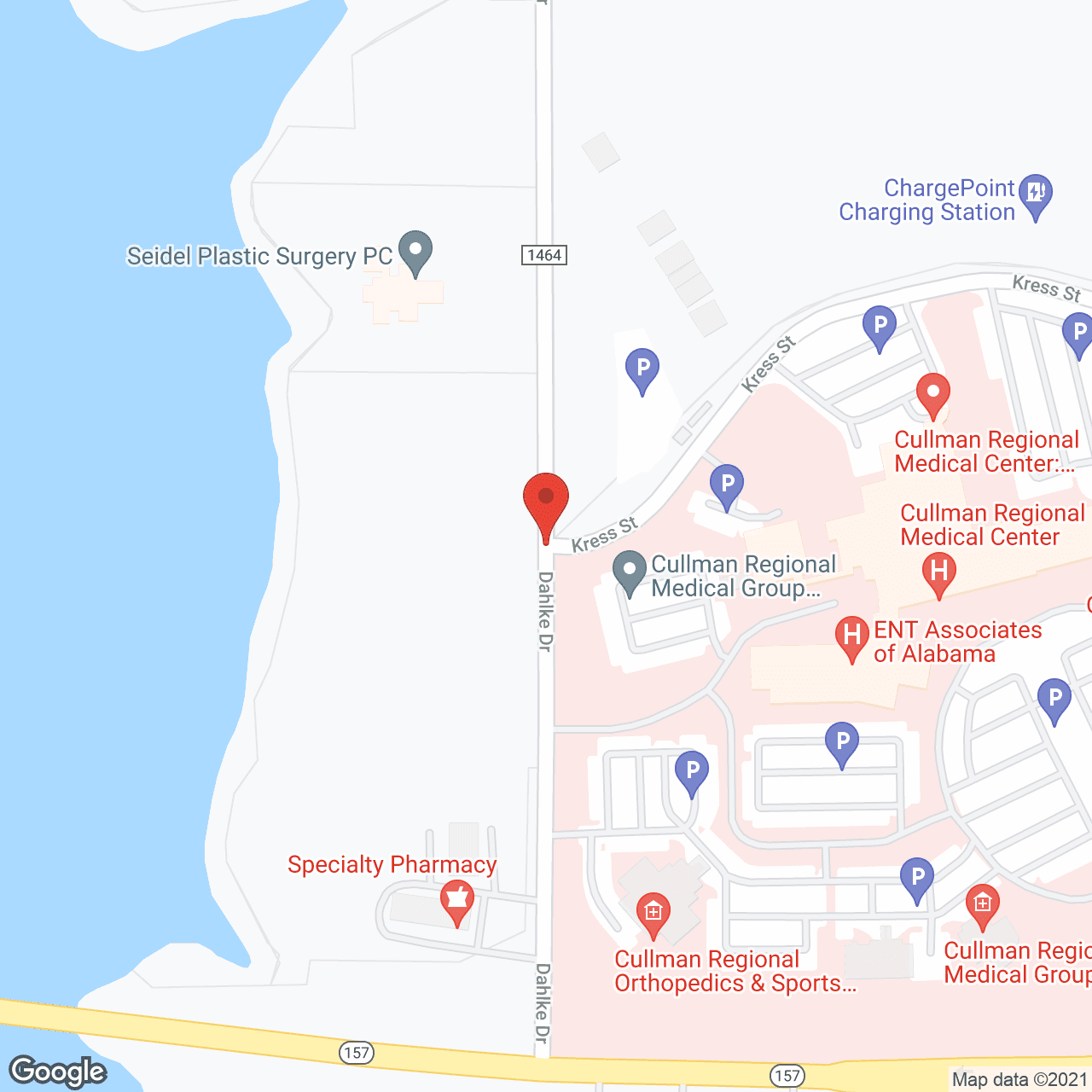 Map of the neighborhood around The Neighborhood at Cullman