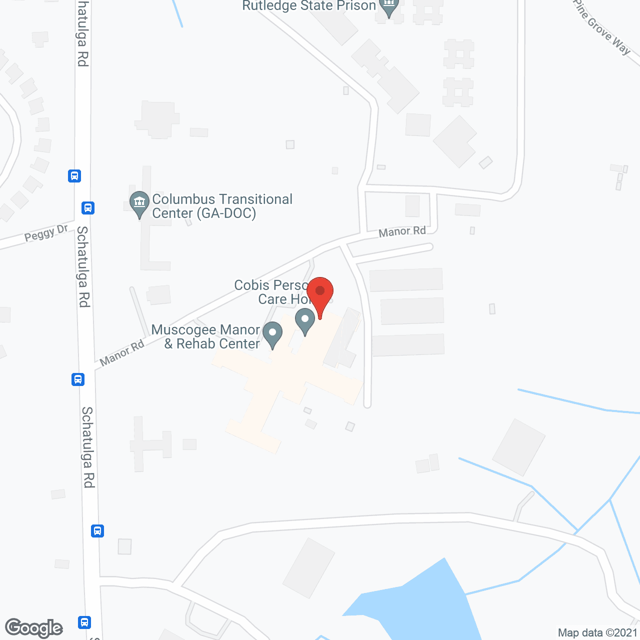 Map of the neighborhood around Cobis Personal Care Home