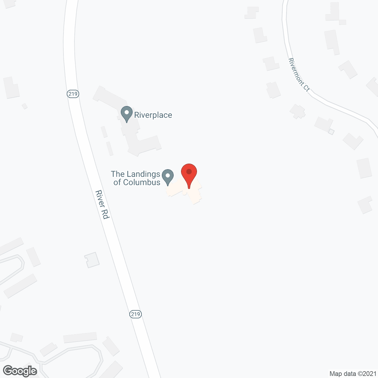 Map of the neighborhood around Summer's Landing at Green Island