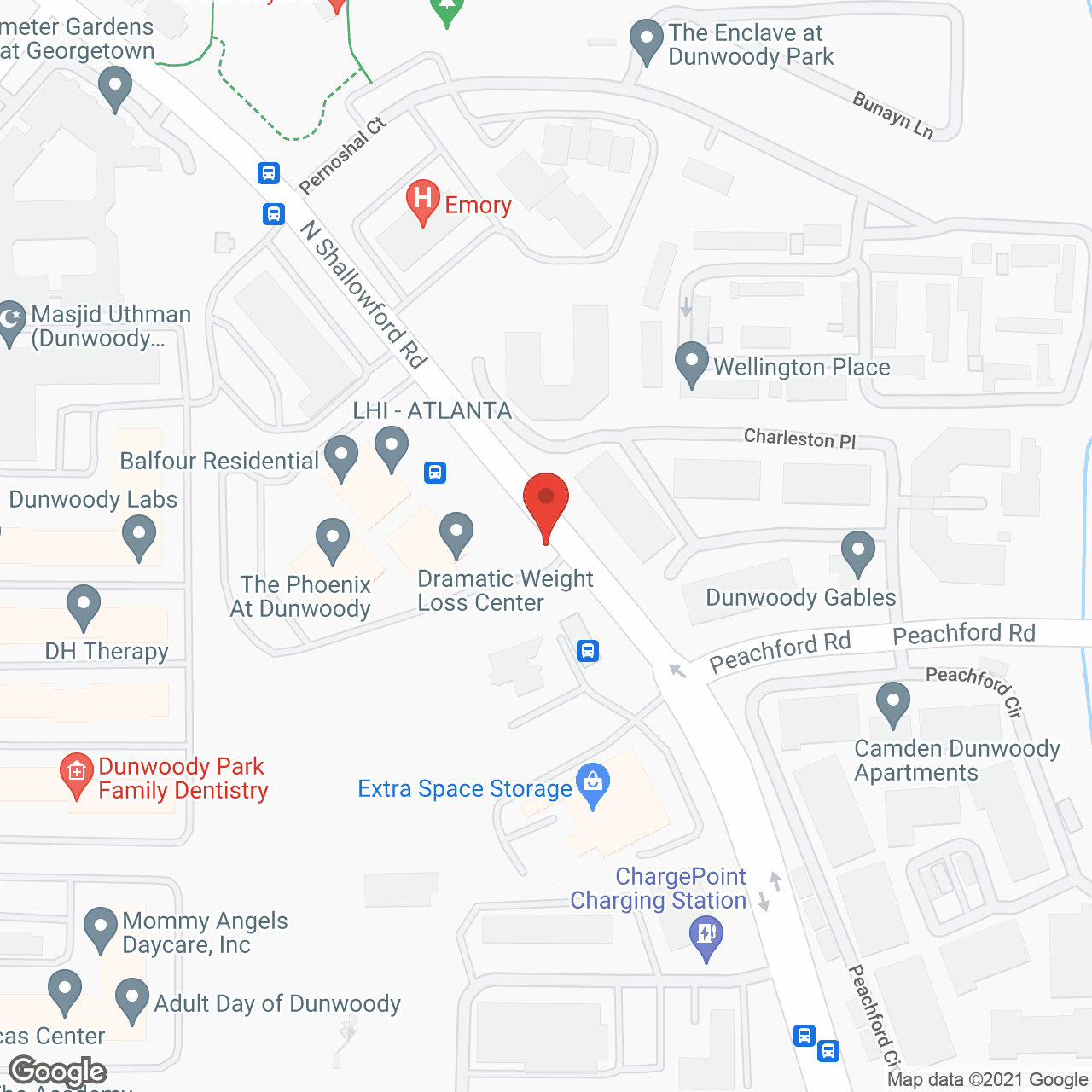 The Phoenix at Dunwoody in google map