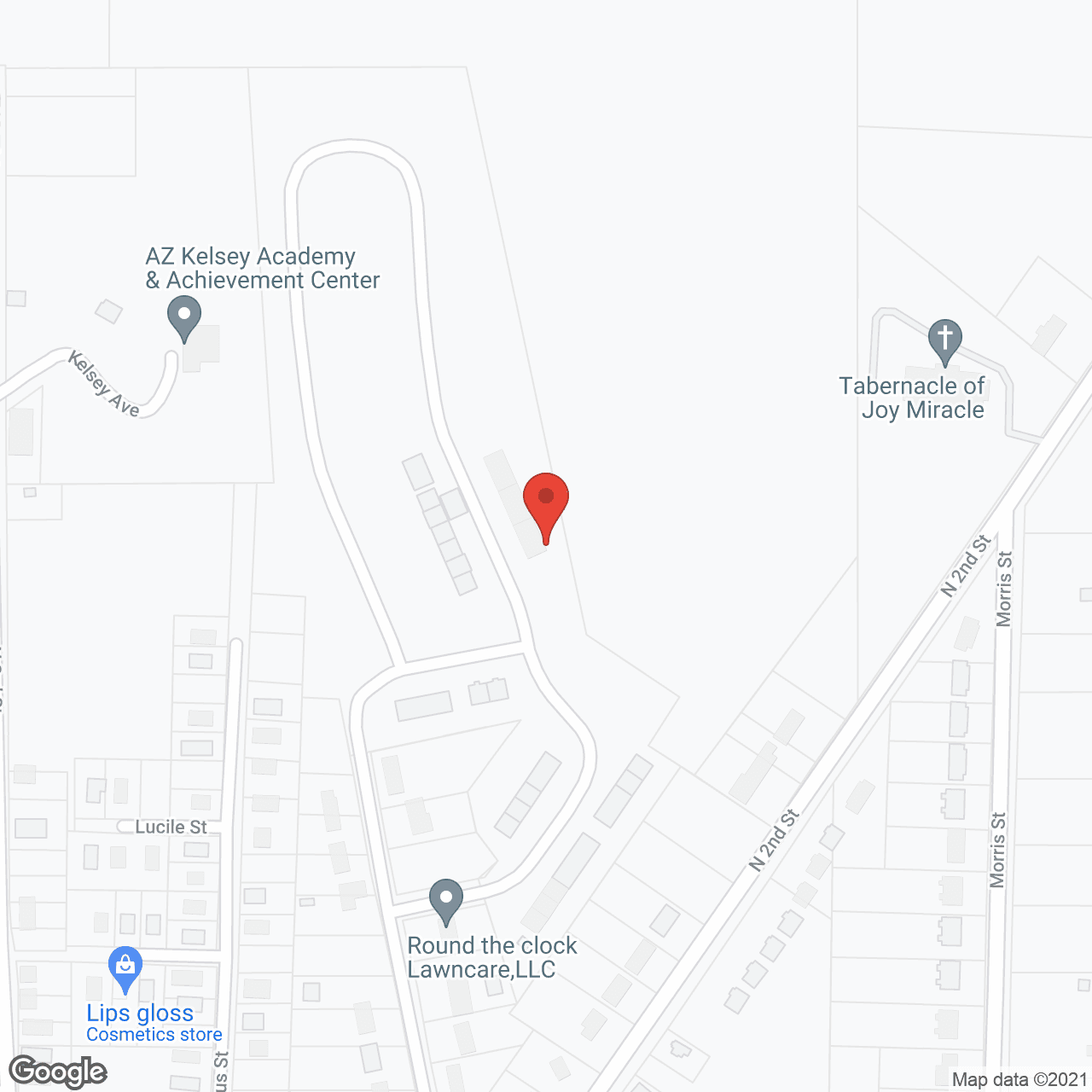 Map of the neighborhood around Heavenly Cares Personal Care Home I