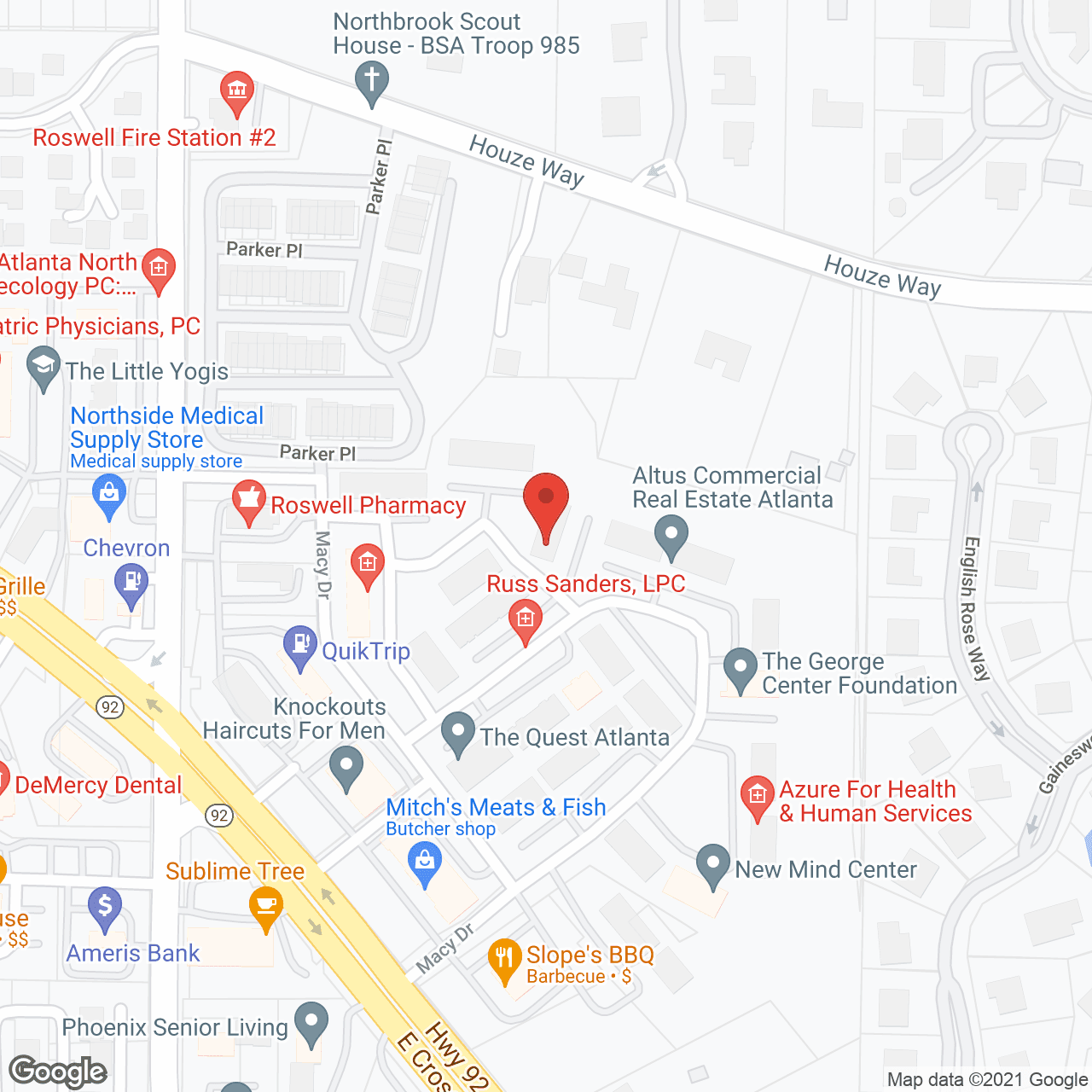 Map of the neighborhood around Metro Health Foundation Inc