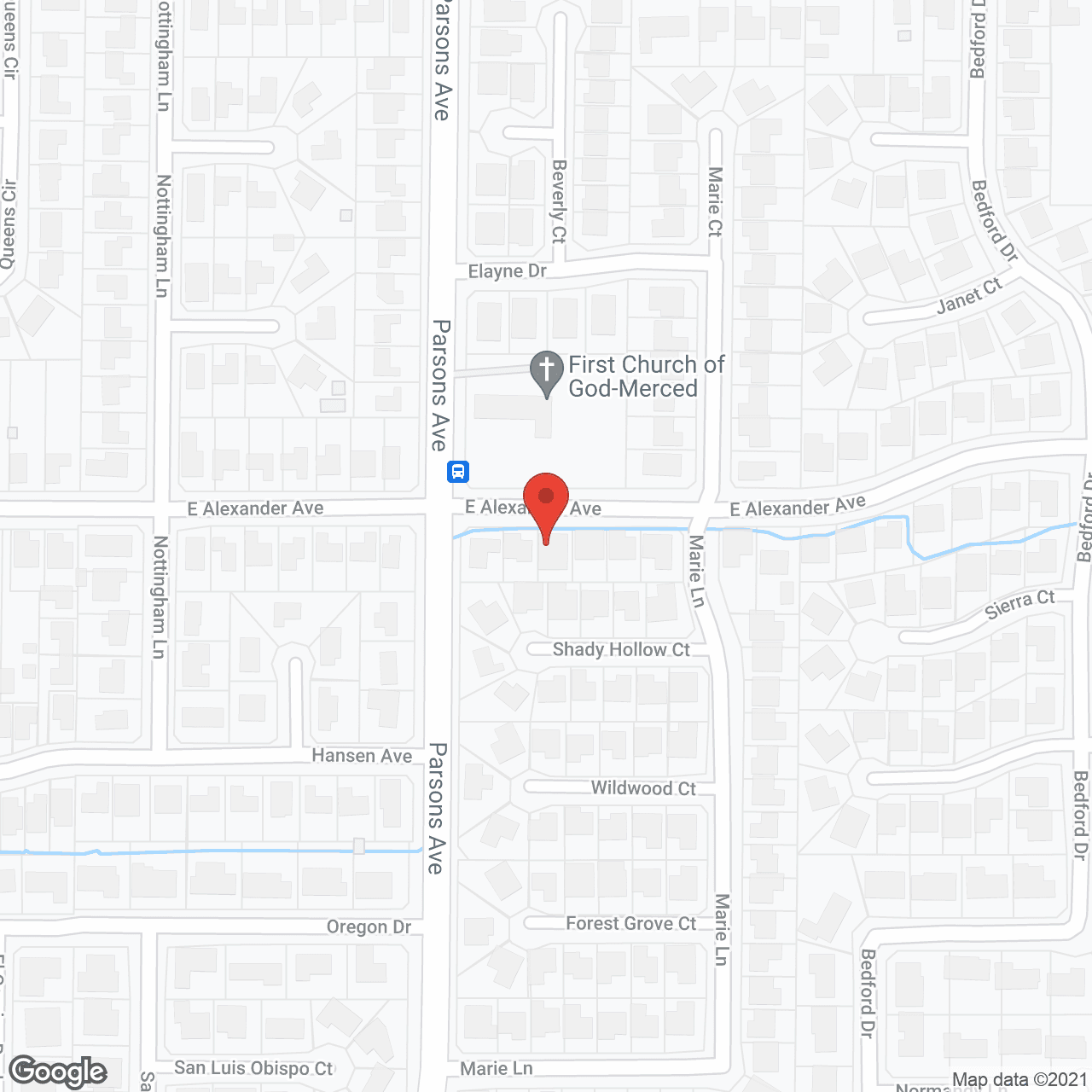 Map of the neighborhood around Alexander Residential Care Home