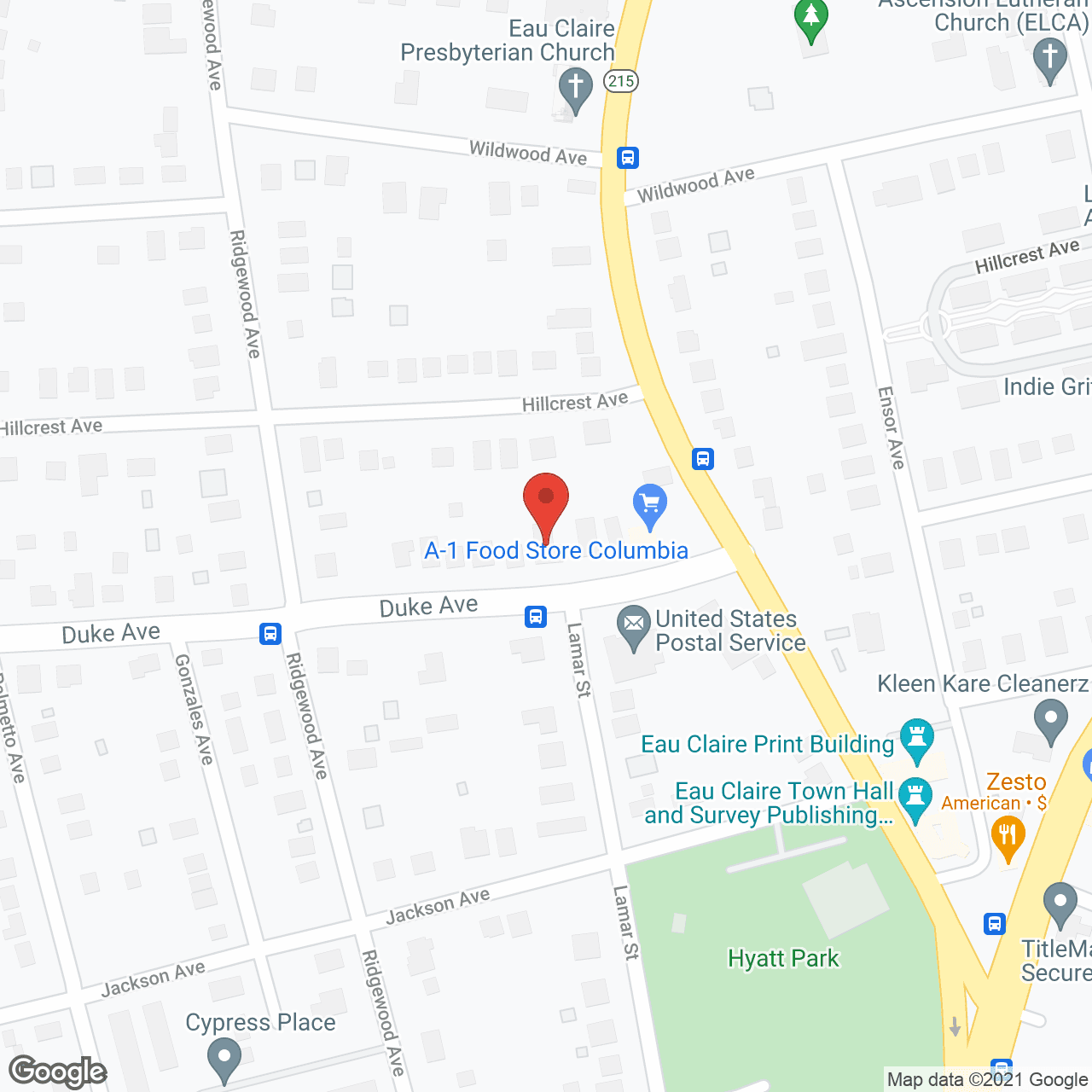 Map of the neighborhood around Walters Residential Care