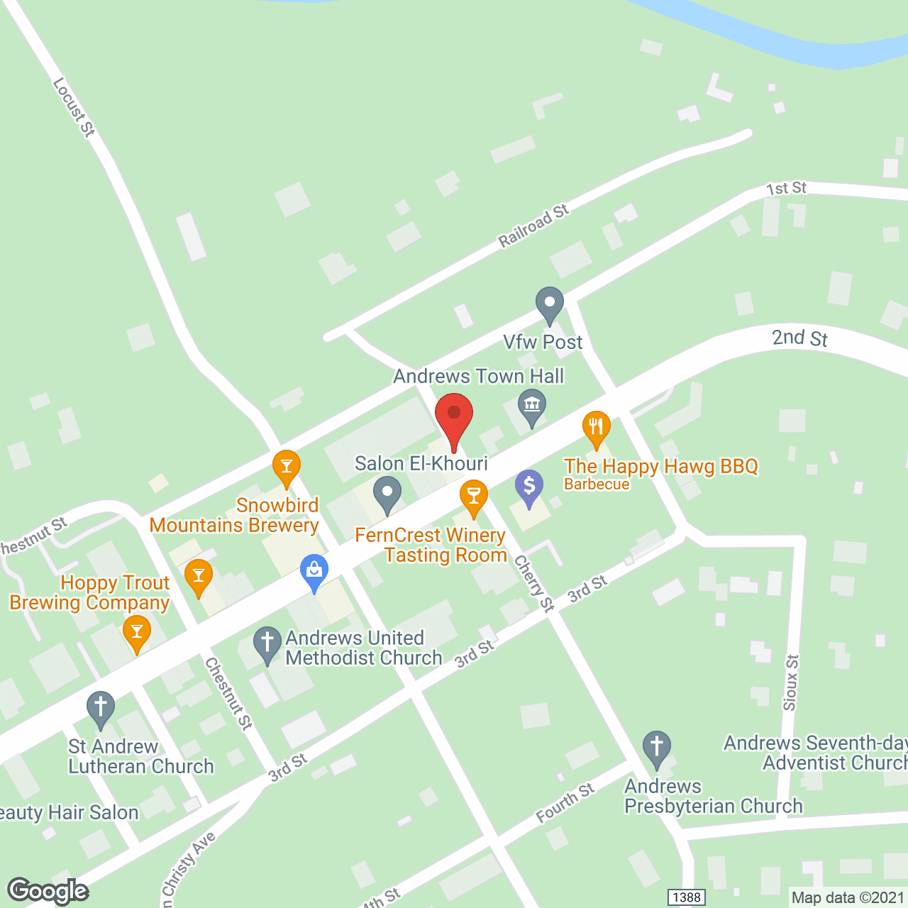Map of the neighborhood around Carolina Rest Homes
