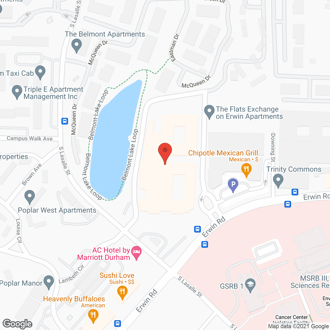 Map of the neighborhood around Coble Health Care Ctr