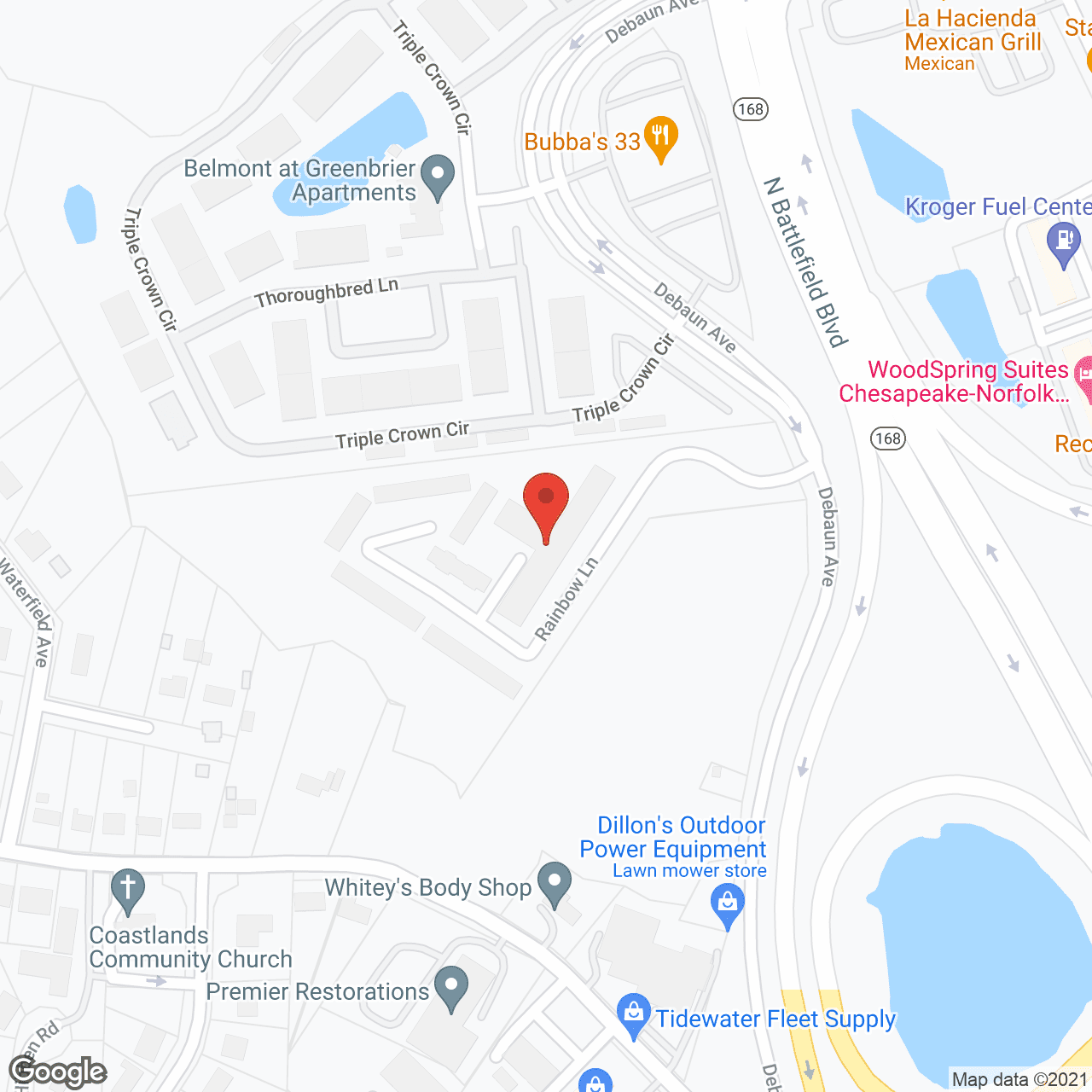 Carebridge Assisted Living in google map