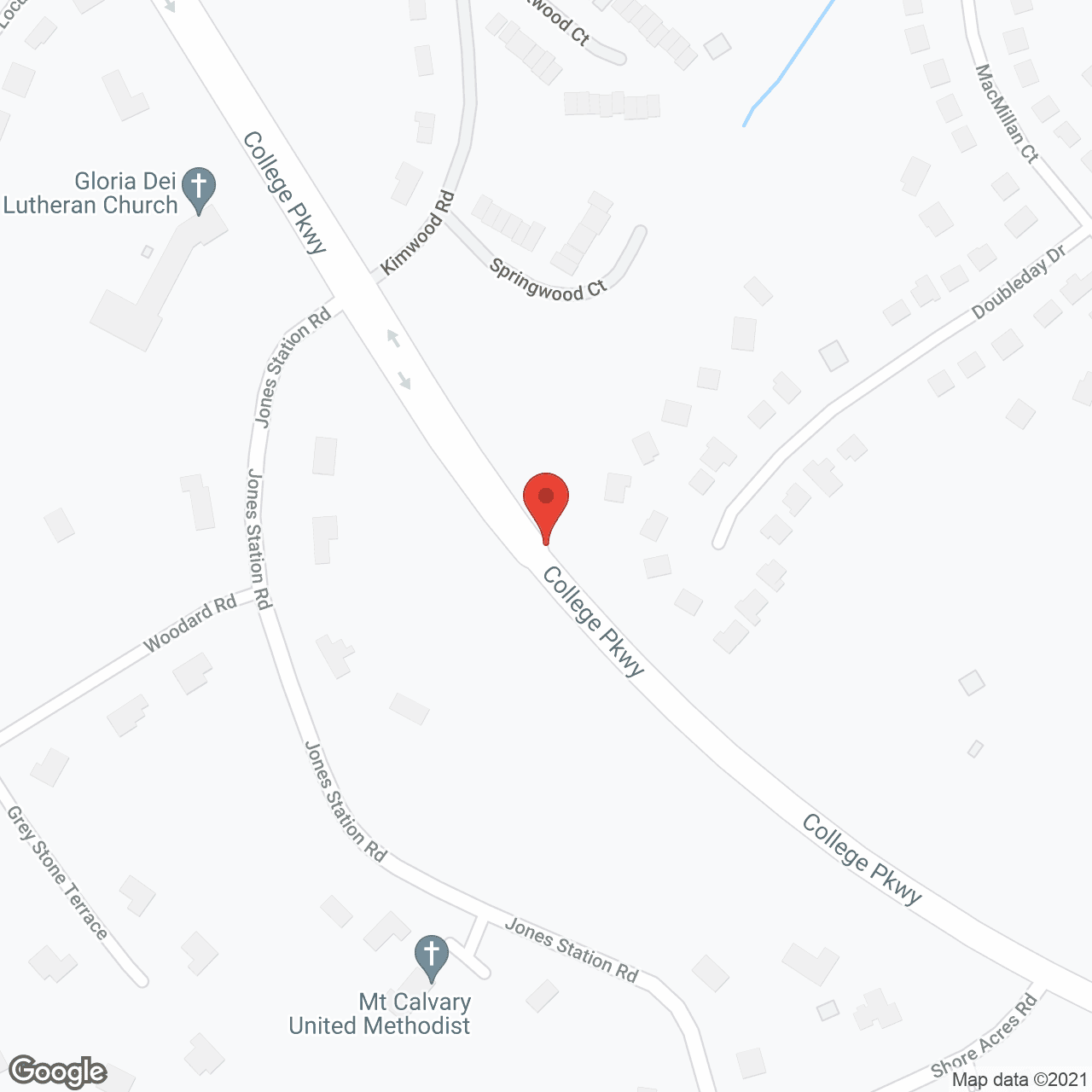 Map of the neighborhood around Future Care-Chesapeake
